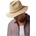Brixton Шапка Brixton Wesley Straw Packable Fedora Hat - Tan - размер M (904-3699-0112)
