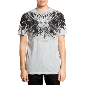AFFLICTION Мъжка тениска affliction - homage - silver - a27158-svlv