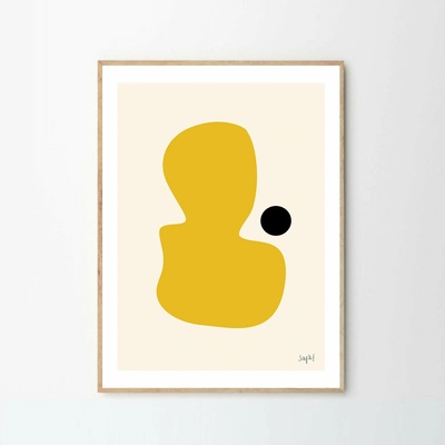 Moikka Plagát Yellow Stain by Sofia Freixas 50x70 cm