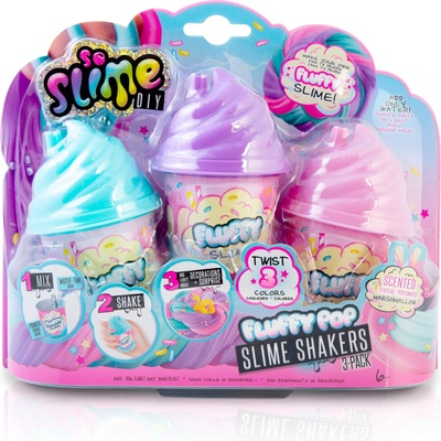 Canal Toys Творчески комплект Canal Toys - So Slime, Пухкав слайм шейкър, 3 цвята (CTSSC101)