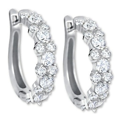 Soliter Luxusní stříbrné náušnice 436 001 00501 04