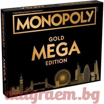 Winning Moves Настолна игра Монополи Мега Gold издание (WM02108)