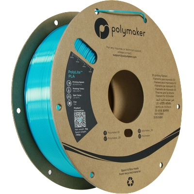 Polymaker PolyLite Silk PLA Light Blue - 1, 75 mm / 1000 g (PA03021)