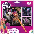 Teddies Vyškrabávací obrázek My little Pony barevný 3 ks