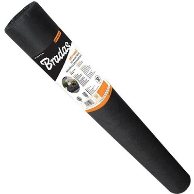 Bradas Netkaná mulčovacia textília S 50 g/m² čierna 1,6 x 100 m
