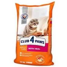 CLUB 4 PAWS Premium Cat Adult s telecím 0,5 kg