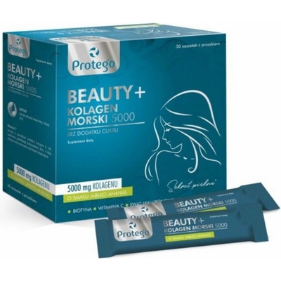 Protego Beauty + Collagen 5000 Jablko-ananás 30 vrecúšok