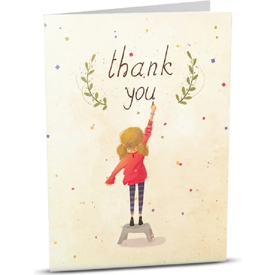 iGreet Поздравителна картичка iGreet - Благодаря ти, момиче (M004)