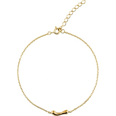 Olivie Strieborný náramok KAP GOLD 9461 16+3 cm