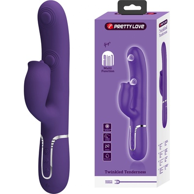 Gigi Twinkled Tenderness 3in1 Licking & Tapping Rabbit Vibrator Purple