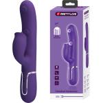 Pretty Love Gigi Twinkled Tenderness 3in1 Licking & Tapping Rabbit Vibrator Purple