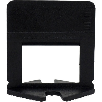 TOPTRADE spona, vyrovnávacia, záchytná, hr. 1 mm, vyrovnávacie výška 3 - 12 mm / 100 ks