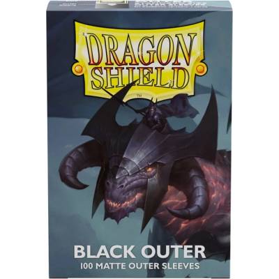 Dragon Shield Arcane Tinmen Standard Outer Sleeves - Matte Black obaly 100 ks