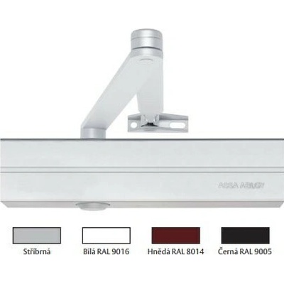 Assa Abloy DC300 EN3-6 bez ramienka strieborný