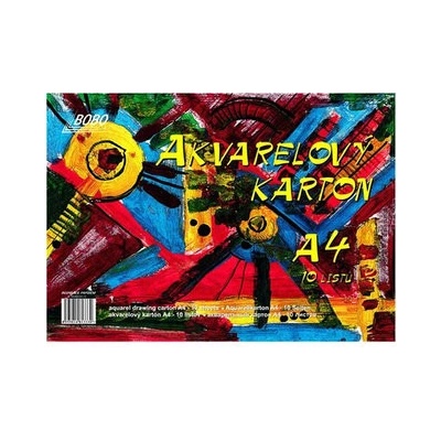 Bobo Watercolour Cardboard A4 250 g Skicár