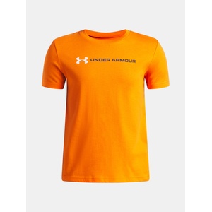 Under Armour UA B LOGO WORDMARK SS Тениска за момчета Under Armour | Oranzhev | Момчешки | 118-127