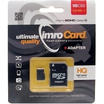 Imro microSD class 10 16GB MPK-0044-IMR-16GBXX