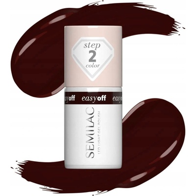 Semilac Hybridní lak Easy Off L20 Marrom Choco 7 ml