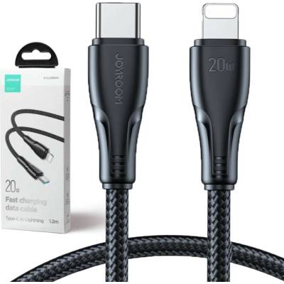 Joyroom SCL020A11 USB C - LightninG 20W, série Surpass, na rýchle nabíjanie a prenos dát, 1,2m, černý