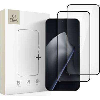 Tech-Protect GLASS FIT+ 2 броя закалени защитни стъкла за Xiaomi 15T / 15T Pro черен