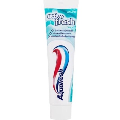 Aquafresh Active Fresh освежаваща паста за зъби с ментол 100 ml