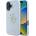 GUESS Калъф Guess Grained Big 4G Logo Small Classic Logo за iPhone 16 - син (3666339424671)