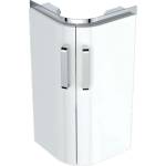 Geberit Selnova Compact - Шкафче за умивалник, 43x33x60 см, 2 врати, лъскаво бяло/матово бяло 501.484. 00.1 (501.484.00.1)