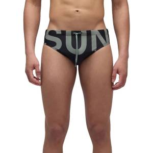 Sundek Бански гащета Sundek With logo swimming brief - Black (Black 02)