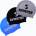 Synergy Плувна шапка Synergy Silicone Swim Cap 3-Pack black/blue/silver