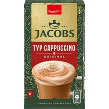 Jacobs Douwe Egberts Cappuccino instantná káva 8 x 11,6 g