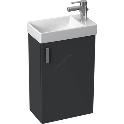 Jika H45J5111753011 - Баня шкаф с мивка PETIT 58, 5x38, 6 см сив (LF0090)