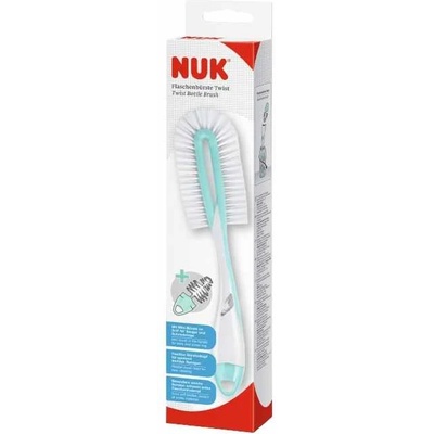 Nuk Четка за шише и биберон 2 в 1 NUK - Twist, Mint (10256506)