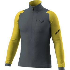 DYNAFIT Мъжки поларен пуловер Dynafit Blacklight Thermal 1/2 Zip Fleece jumper - Golden Lime (005-6846-0312)