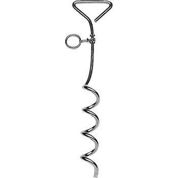Ferplast Spiral stake for dogs - Закрепващ спирален метален кол за връзване на куче, 40.5 см