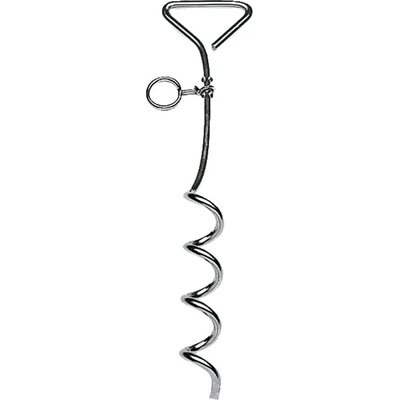 Ferplast Spiral stake for dogs - Закрепващ спирален метален кол за връзване на куче, 40.5 см
