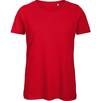 B&C Inspire T /women Dámske tričko Medium Fit z bio bavlny červená