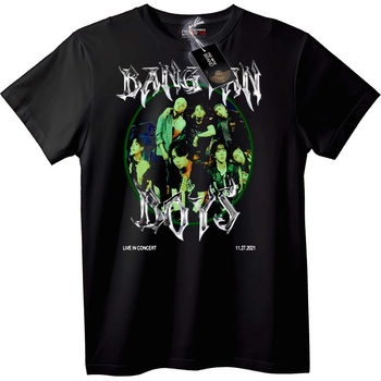 NOONEBRAND Тениска BANG TIN BOYS концерт - L, White