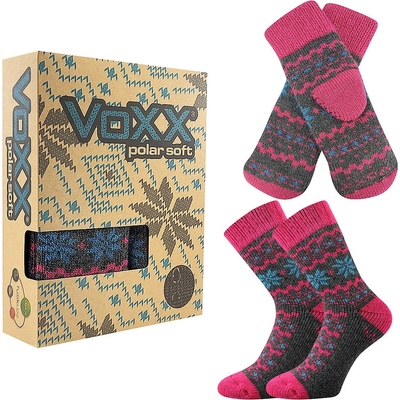 Voxx ponožky Trondelag 1 pár tmavě šedá melé