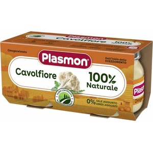 PLASMON Зеленчуково пюре Plasmon - Карфиол, 2 х 80 g (3384) - ozone