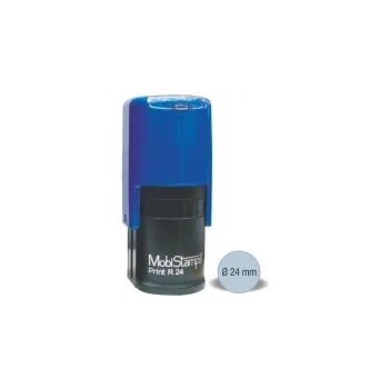 Image 1 of Mobi Автoматичен печат R24, Ф24мм, син