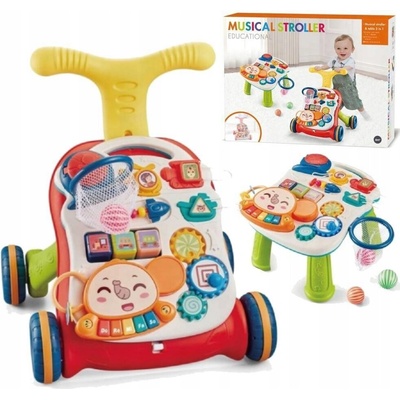 LandToys Odrážedlo interaktivní 5v1 42x41 cm 6 m+