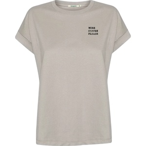 GreenBomb Дамска тениска GreenBomb Dog Coffee Loony T-shirt - Sandstone - размер XS (916-7662-0111)