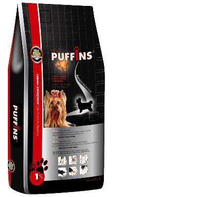 Puffins Mini Yorkshire 1kg krmivo pre psov