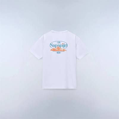 Napapijri Мъжка тениска Napapijri Graphic T-shirt Mens - White MQL