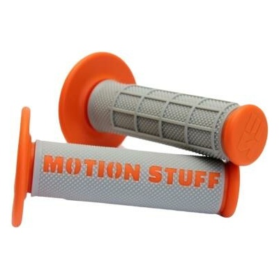 MOTION STUFF motokrosové rukoväti supersoft sivé/oranžové