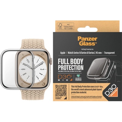 PanzerGlass Full Protection D3O čirý, Apple Watch Series 7/8/9 45mm 3687 – Zboží Živě