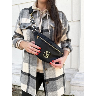 Laura Biaggi crossbody kapsička DX-KB82-black Čierna