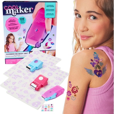 Cool Maker Studio pro tetování pro děti Třpytivé tetování Spin Master 135 dílů