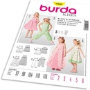 Střih Burda 9460 - Dětské šaty, overal