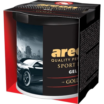 Areon ароматизатор гел консерва за дома и автомобила, Sport Lux, Gold
